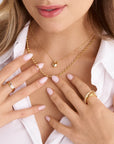 Ring Spirale SJ-R2590-CZ-YG
