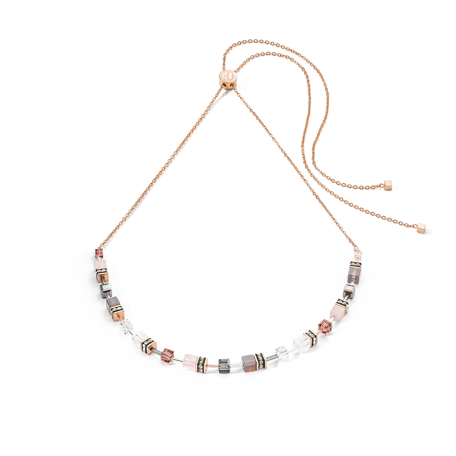 Halsband Geocube® GeoCUBE® Iconic Nature Chain necklace rose (303510 1912)