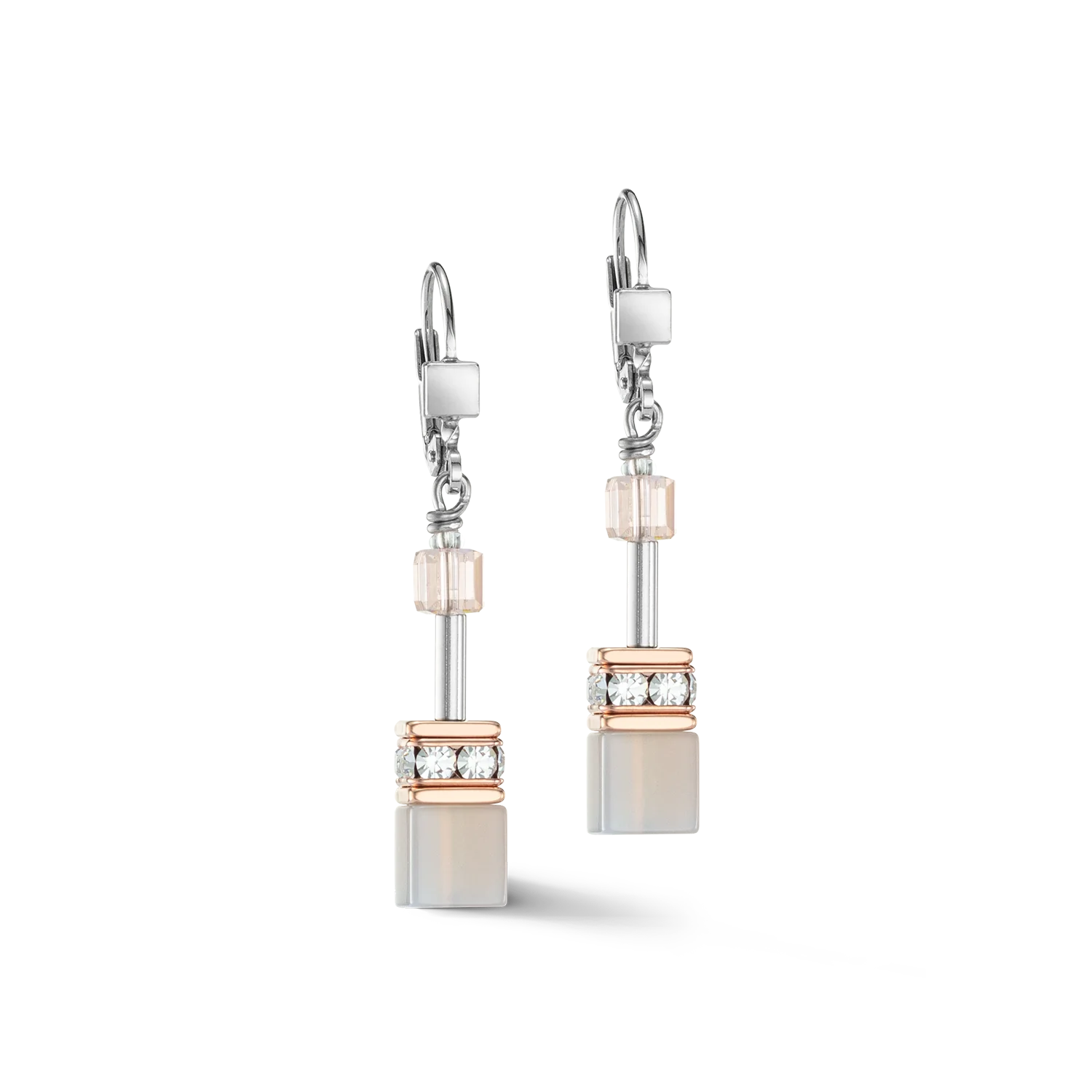 Örhängen Geocube® Iconic Precious rose gold-peach (401720 0235) - Dahlströms Guld
