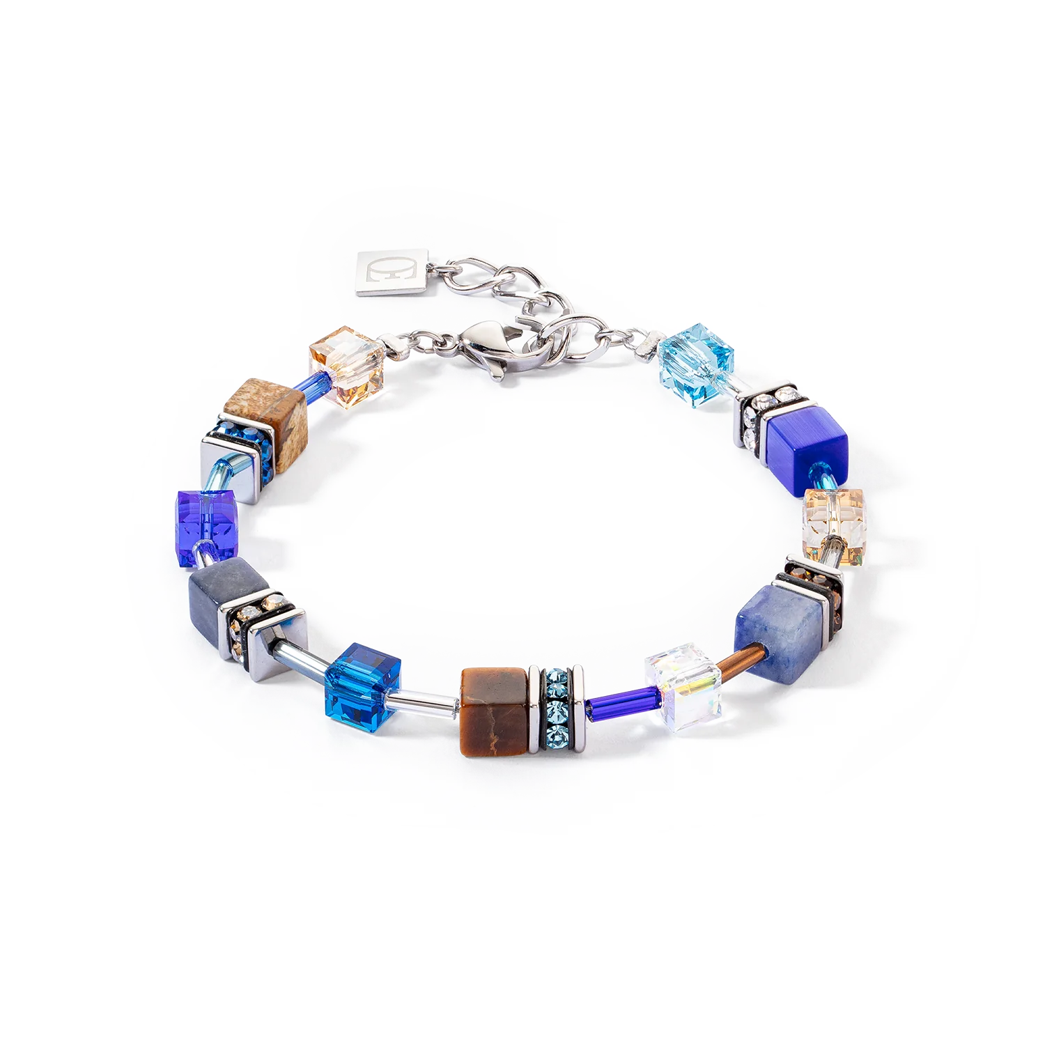 Armband Geocube® Iconic Precious bracelet blue-brown (490530 0711)