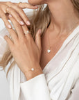 Halsband Caro SJ-P72356-CZ-YG