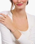 Armband med vit sten A2156-414-14