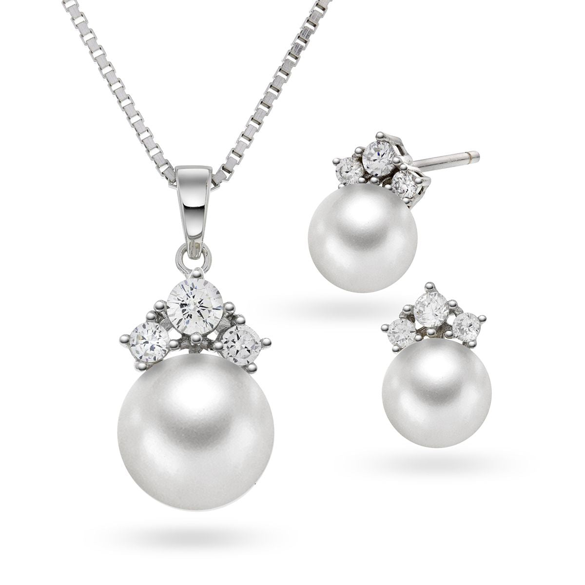 Set Med Örhängen Och Halsband 69742 - Dahlströms Guld