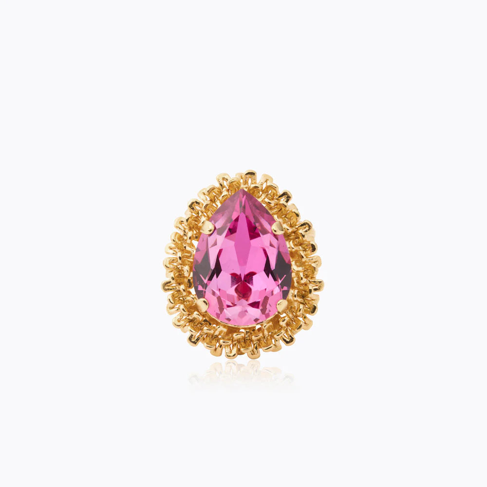 Classic Gemma Ring / Dark Rose