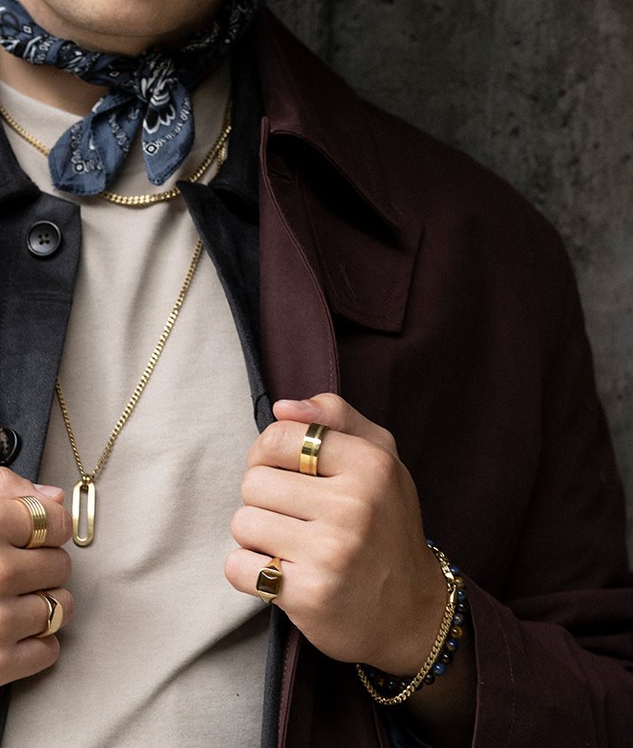 Ring Neo Guld/Brun - Dahlströms Guld