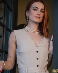 PALMA Långt Halsband Stål