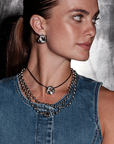 Halsband Lauren Stål 48cm