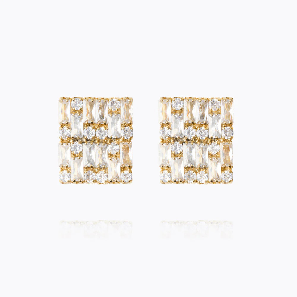 Örhängen Evelyne Earrings Gold / Crystal