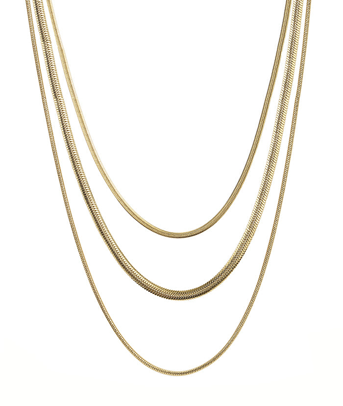 Halsband FIONA Lång Guld - Dahlströms Guld