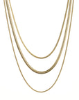 Halsband FIONA Lång Guld - Dahlströms Guld