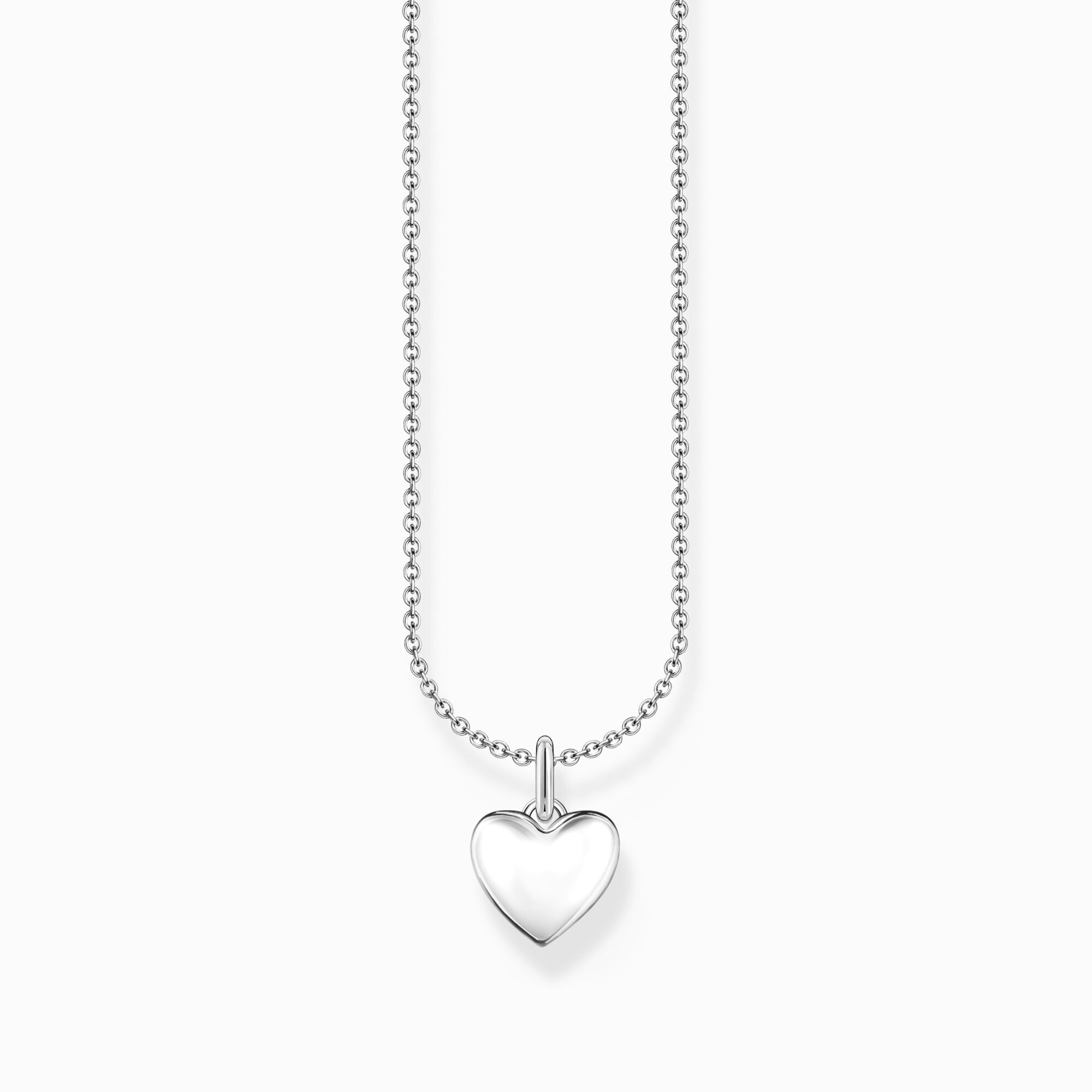 Halsband silver hjärta KE2234-001-21 - Dahlströms Guld