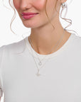 Halsband silver hjärta KE2234-001-21 - Dahlströms Guld