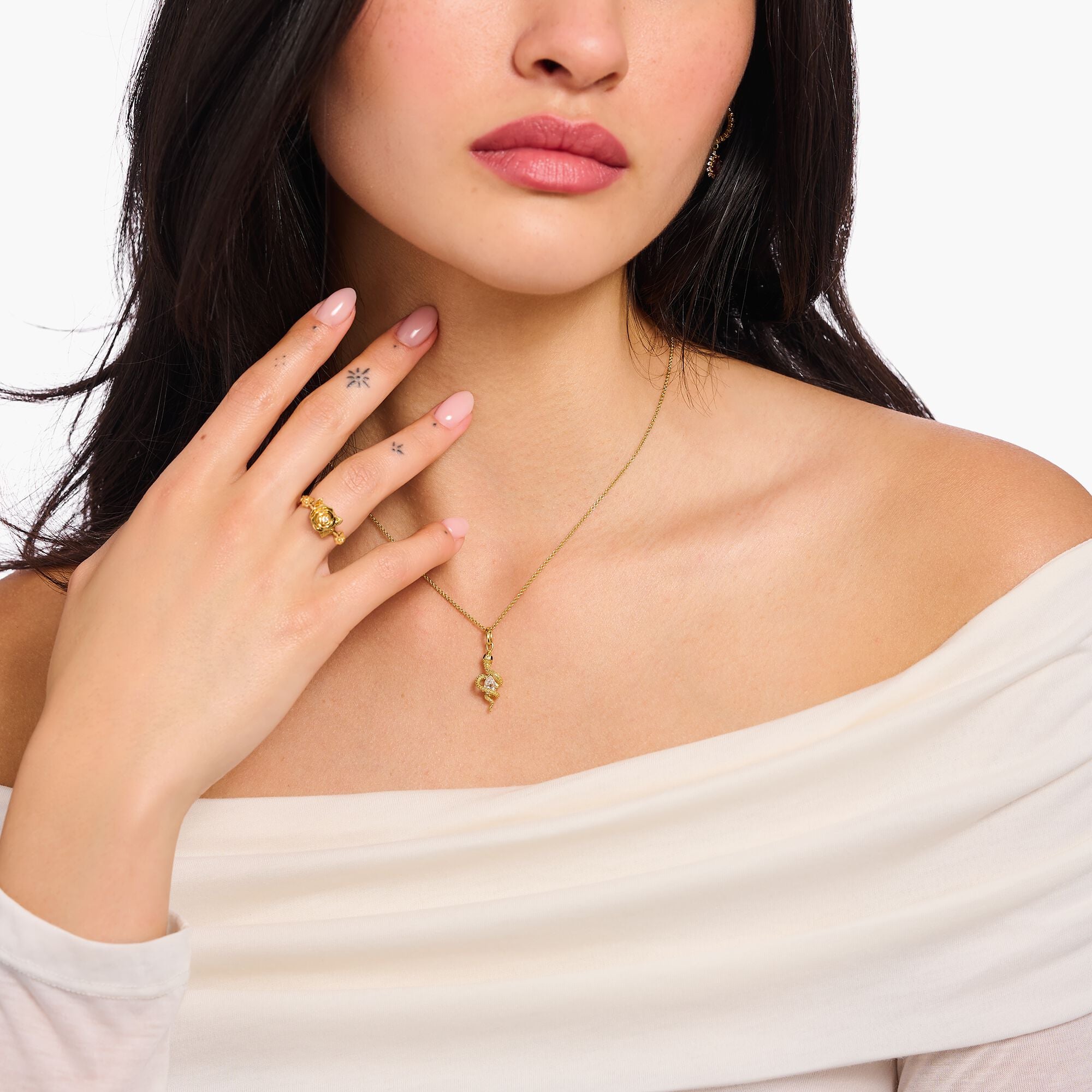 Halsband Orm KE2300-565-14 - Dahlströms Guld
