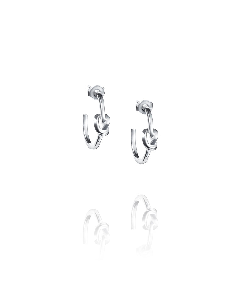 Örhängen Love Knot Hoops Ear