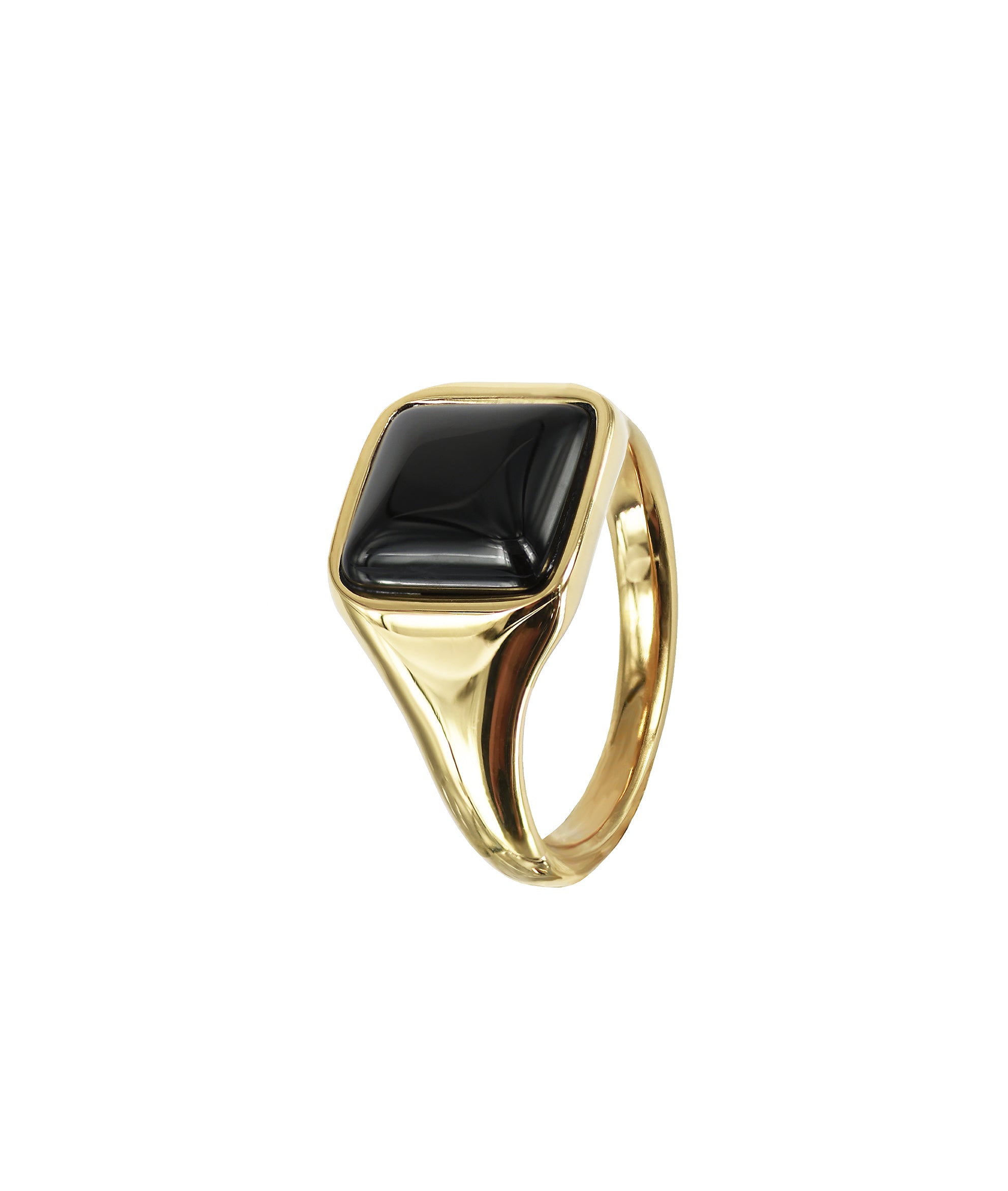 Ring Neo Guld/Svart - Dahlströms Guld