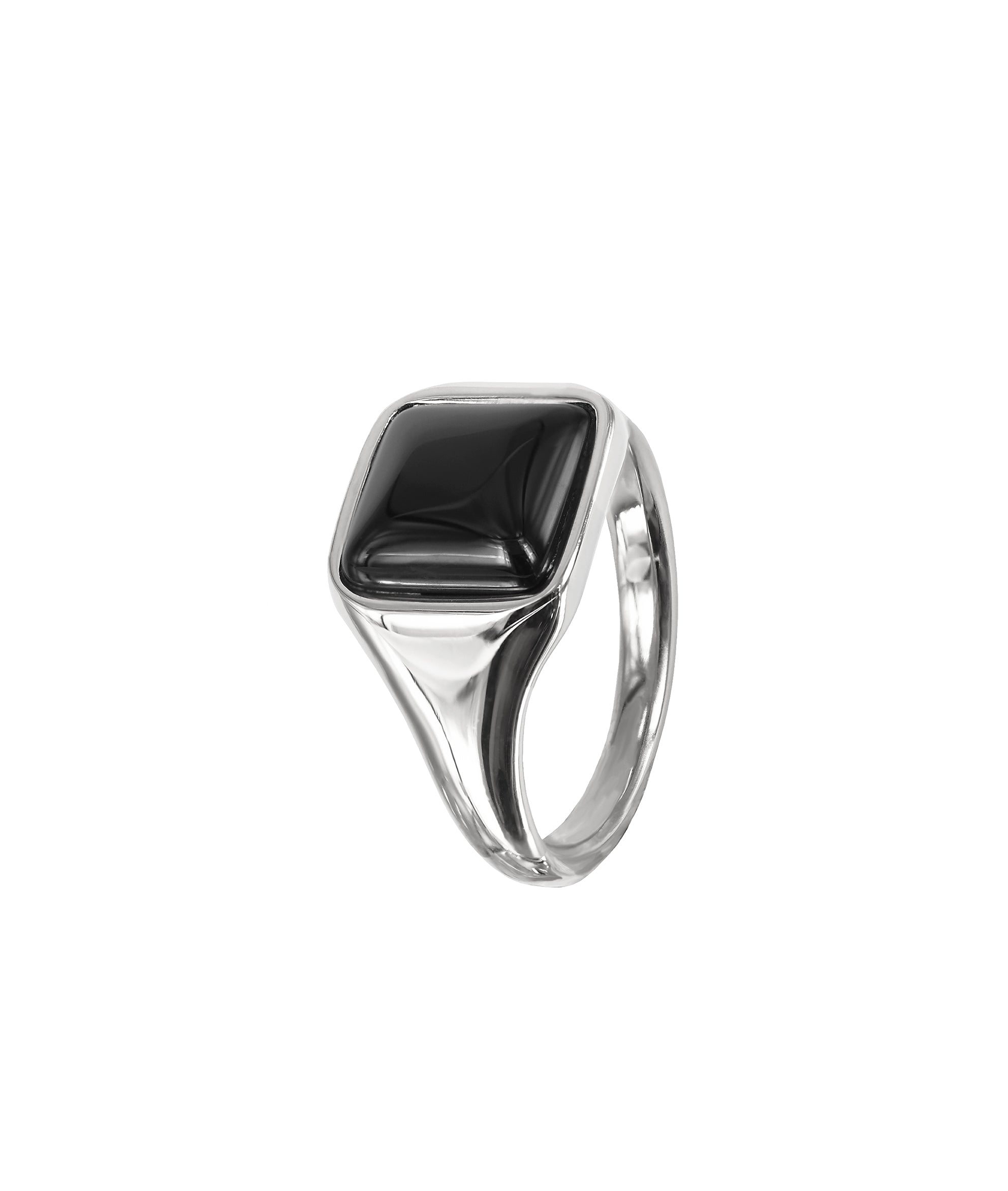 Ring Neo Stål/Svart - Dahlströms Guld