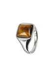 Ring Neo Stål/Brun - Dahlströms Guld