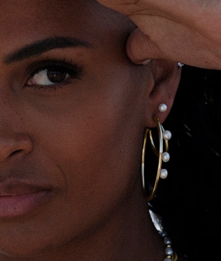 Örhängen Palma Dubble Hoops Guld