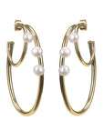 Örhängen Palma Dubble Hoops Guld