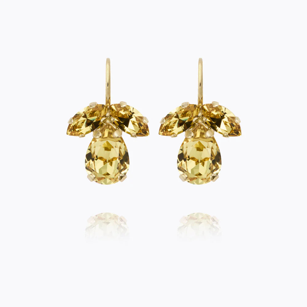 Örhängen Petite Timo Earrings Gold / Dark Jonquil