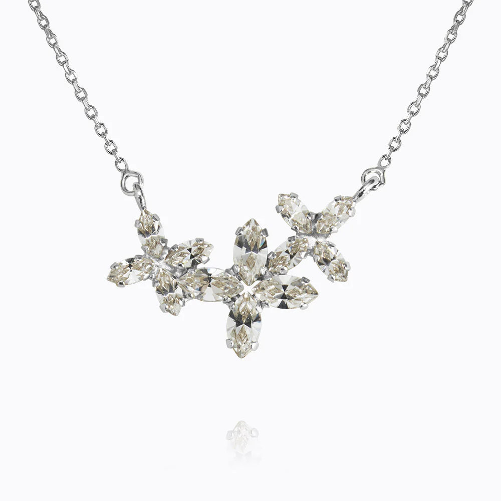 Halsband Multi Star Rhodium Crystal - Dahlströms Guld