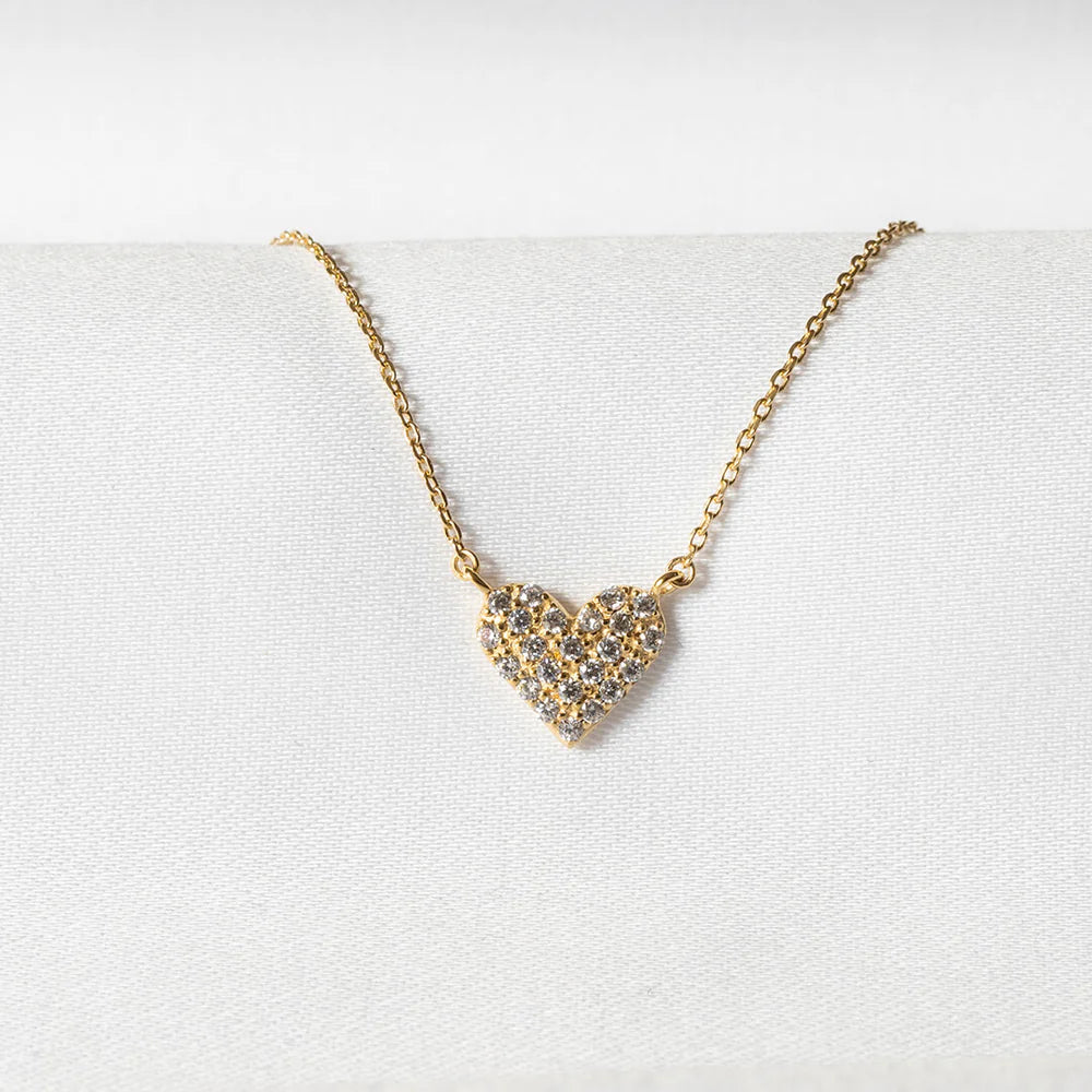 Halsband Glam: Sparkle of Love - Dahlströms Guld