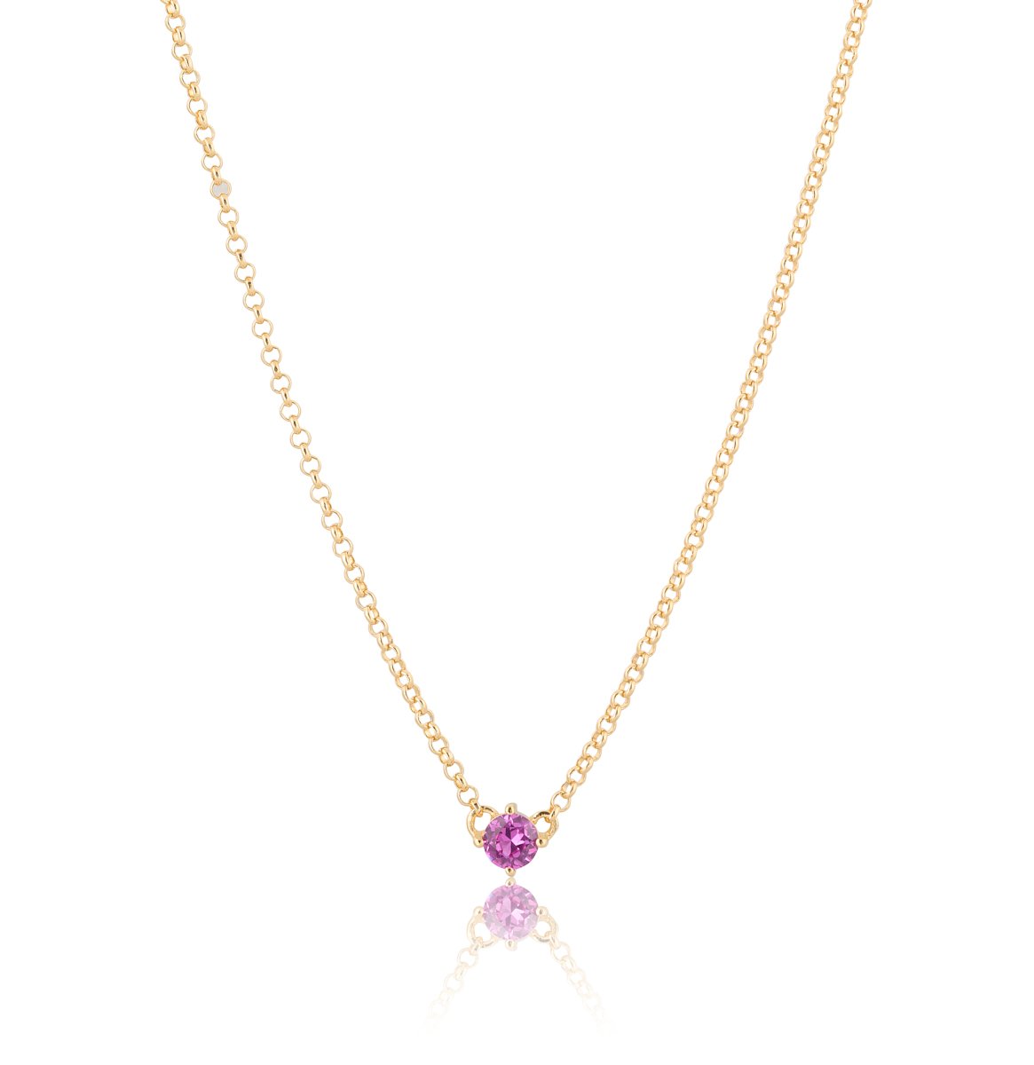 Halsband Time To Glow Mini Pink - Dahlströms Guld