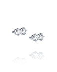 The Mountain & I Ear Crystal Quartz - Dahlströms Guld