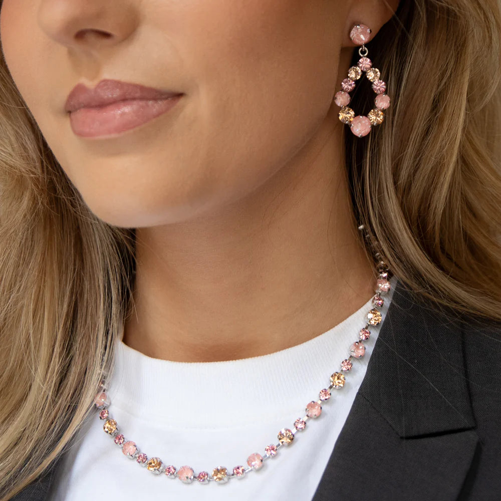 Örhängen Mini Delia Rhodium Flamingo Combo - Dahlströms Guld