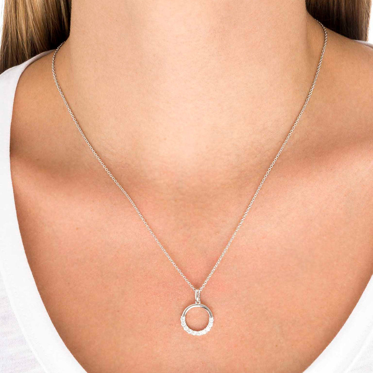 Hängsmycke Silver med Cubic zirconia - Dahlströms Guld