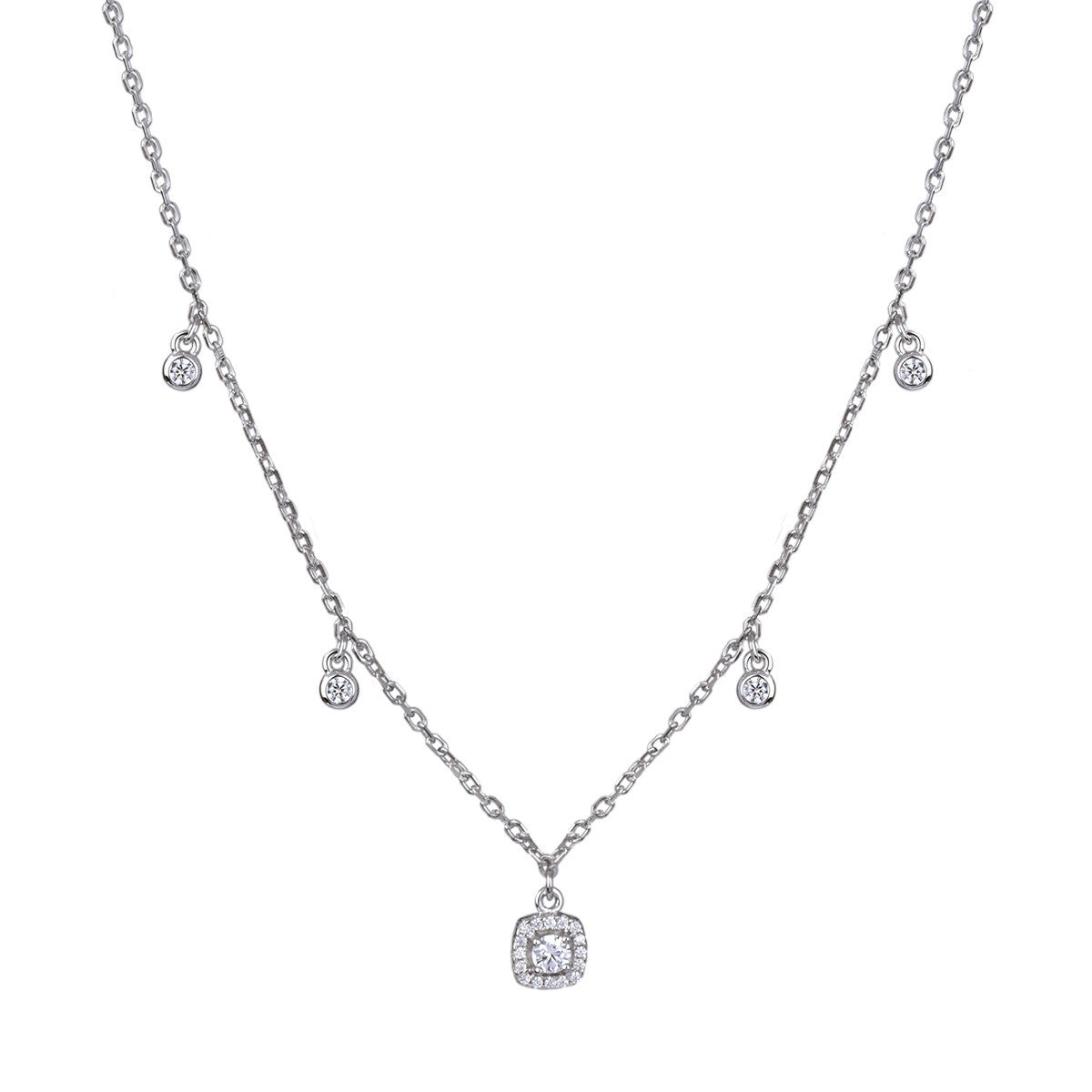 Halsband Silver med Cubic zirconia - Dahlströms Guld