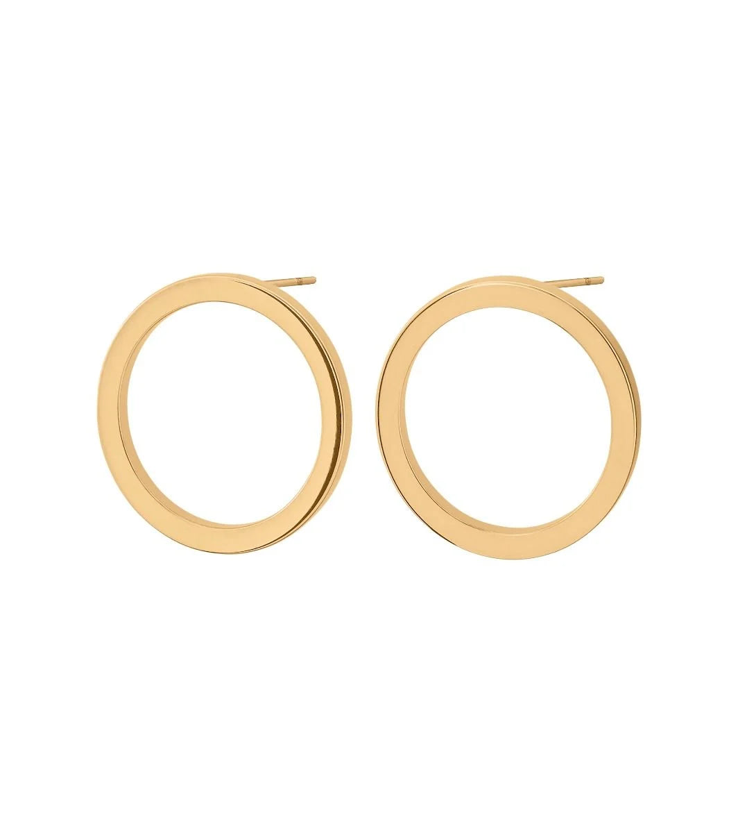 Örhängen Circle Earrings Small Gold