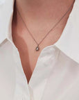 Halsband Drop Mini Steel - Dahlströms Guld