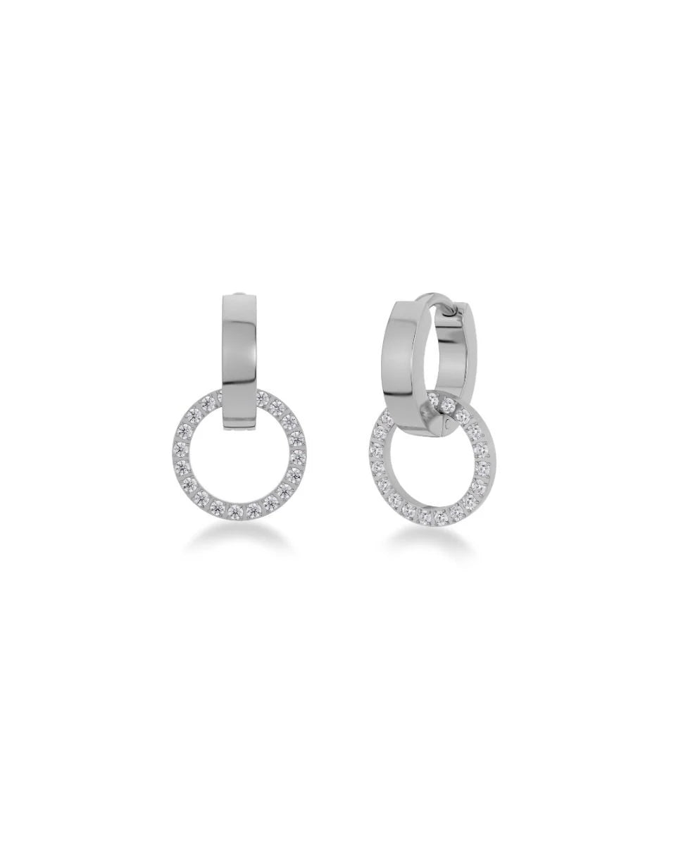 Örhängen Eternal Orbit Earrings Steel