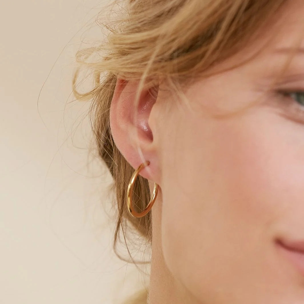 Örhängen Hoops Earrings Gold Medium