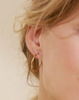 Örhängen Hoops Earrings Gold Medium