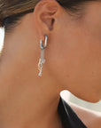 Örhängen Love Note Hoops Steel