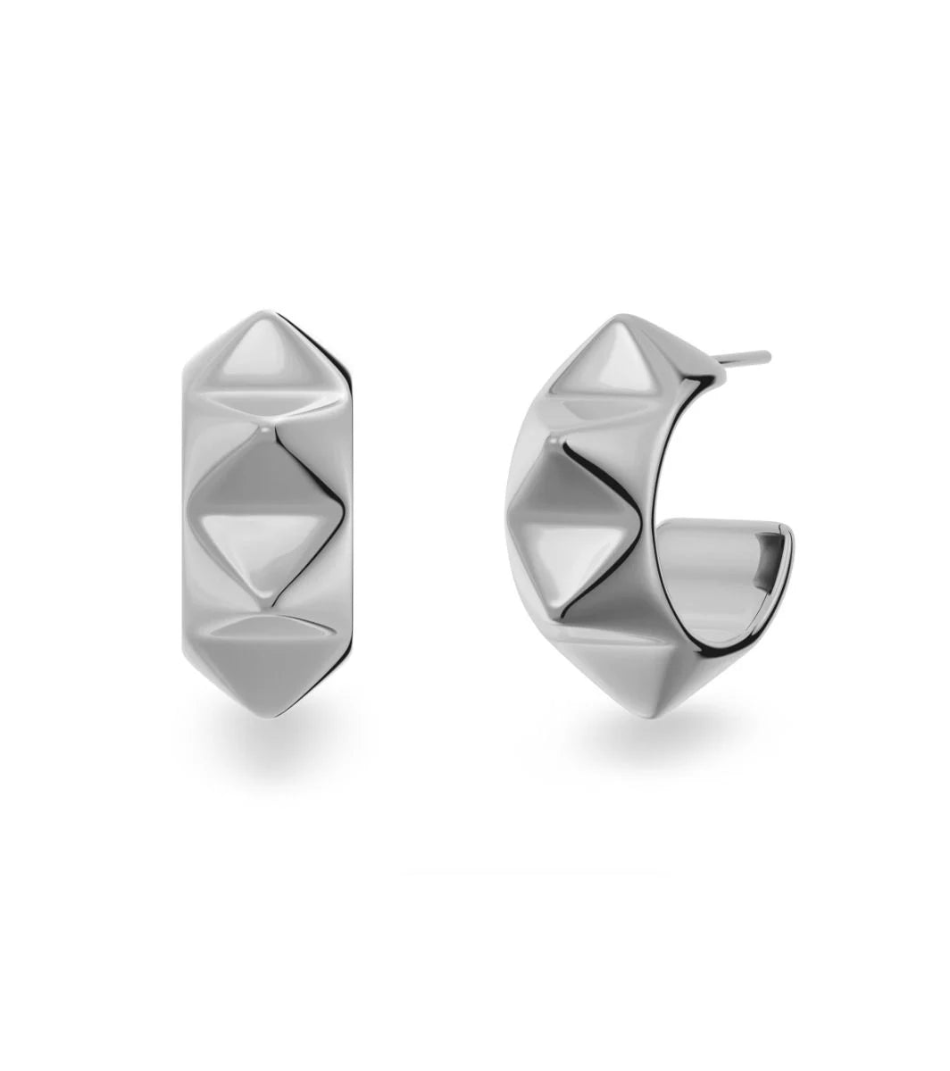 Örhängen Peak Rivet Creoles Steel