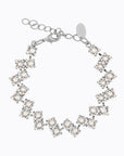 Armband Fiona Rhodium/Crystal - Dahlströms Guld