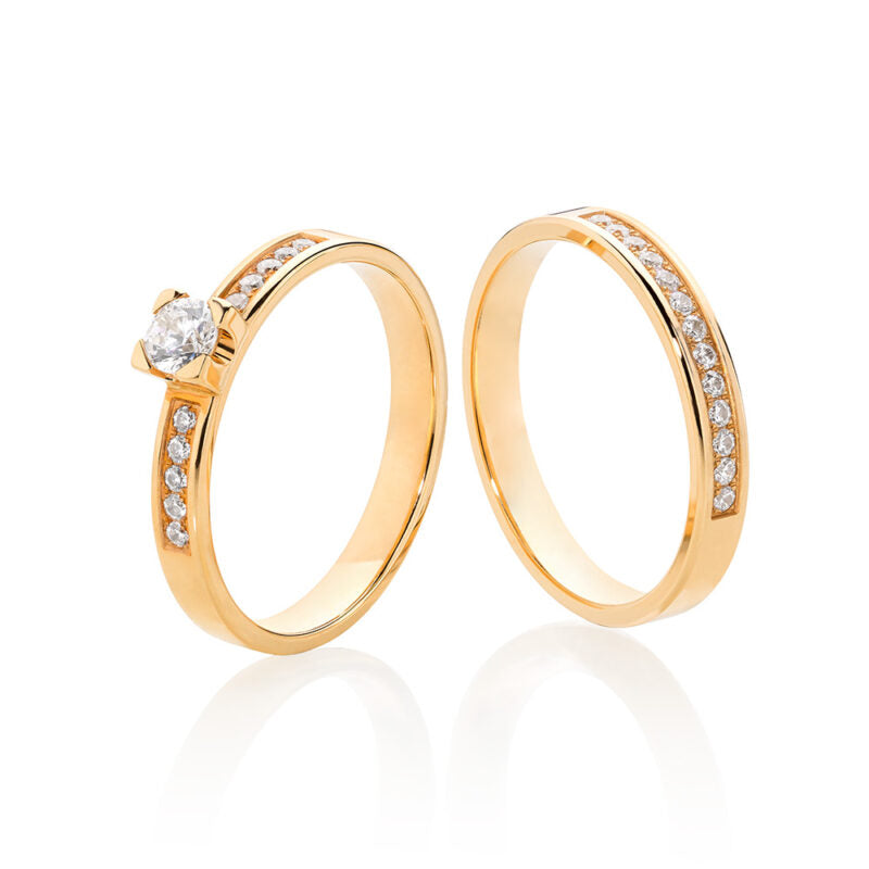9010-3K MFP 0,13ct Alliansring