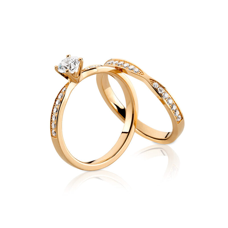 Sibylla 2,2K 0,127ct Alliansring