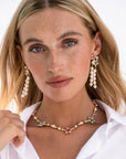 Halsband May Statement Gold Pastel Combo