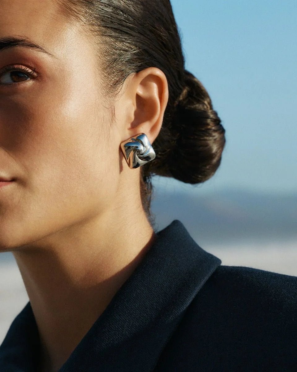 Örhängen Milky Way Studs S Steel