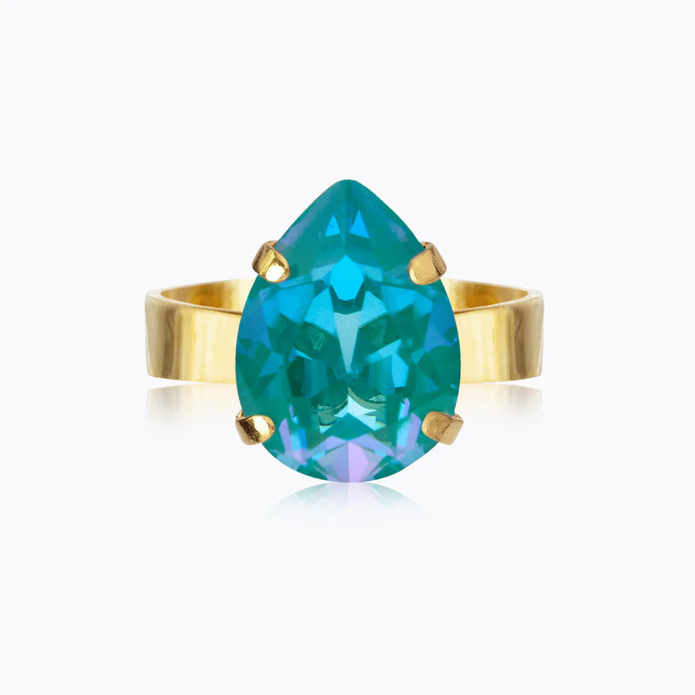 Ring Mini Drop Gold Laguna Delite