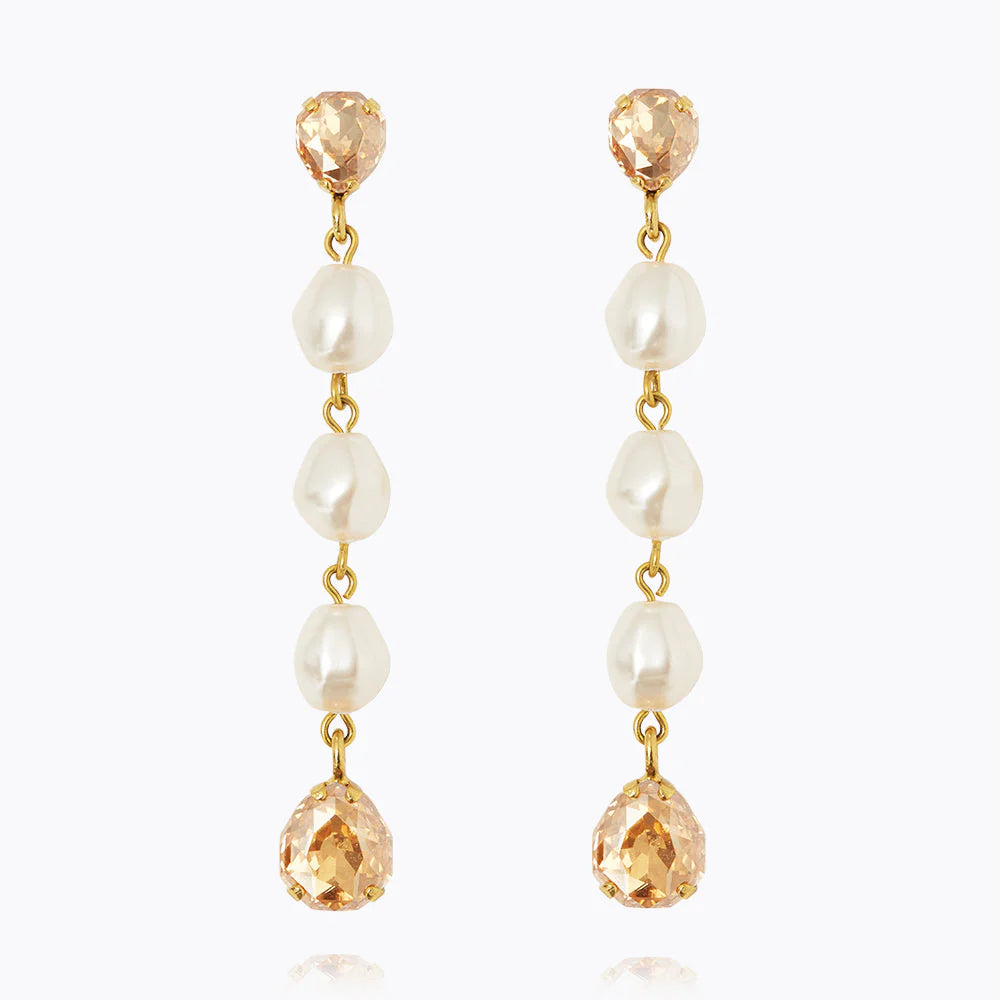 Örhängen Paloma Gold Pearl + Golden Shadow