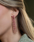 Örhängen Petite Penelope Gold Pink Combo - Dahlströms Guld
