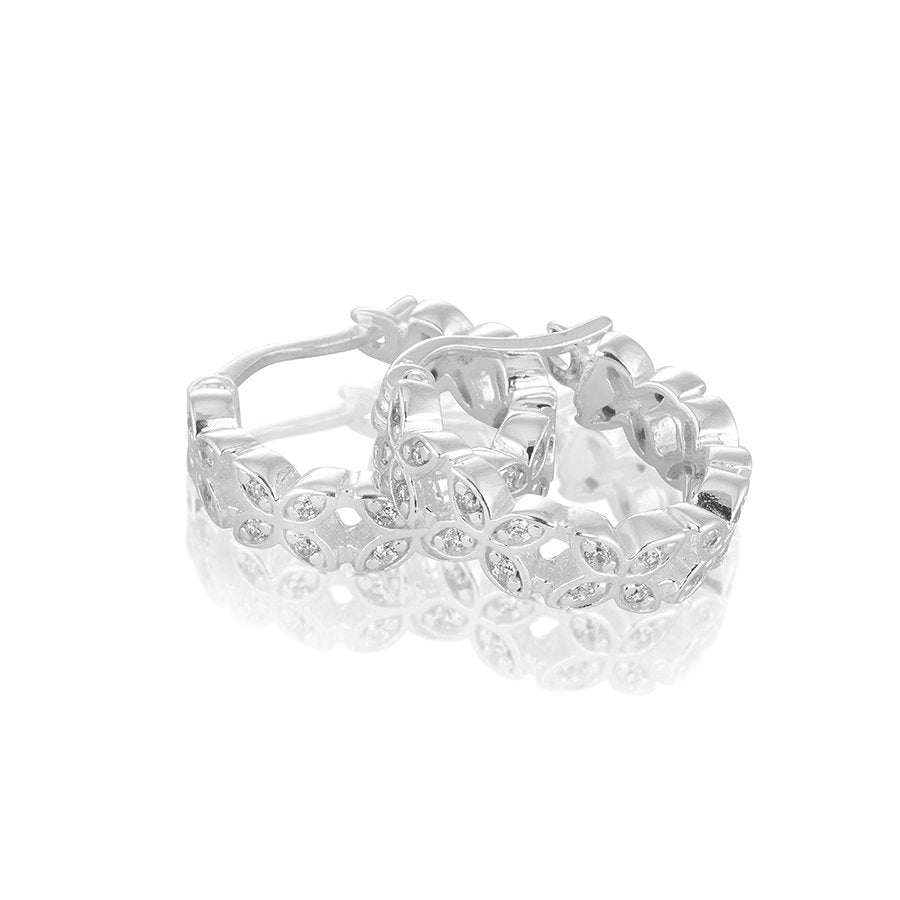 Örhängen Sparkling ellipse mini creol-S - Dahlströms Guld