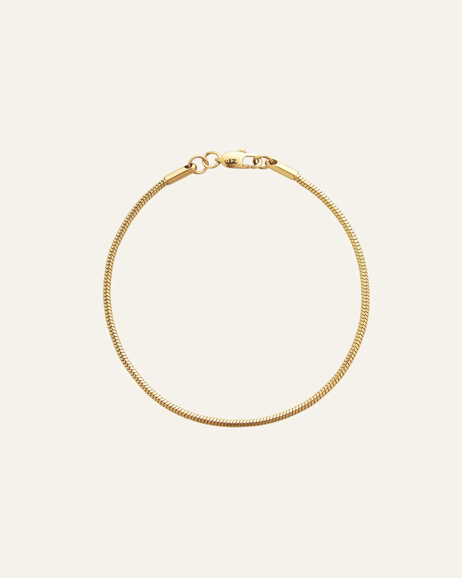 Snake Chain Bracelet Gold Mo576 - Dahlströms Guld