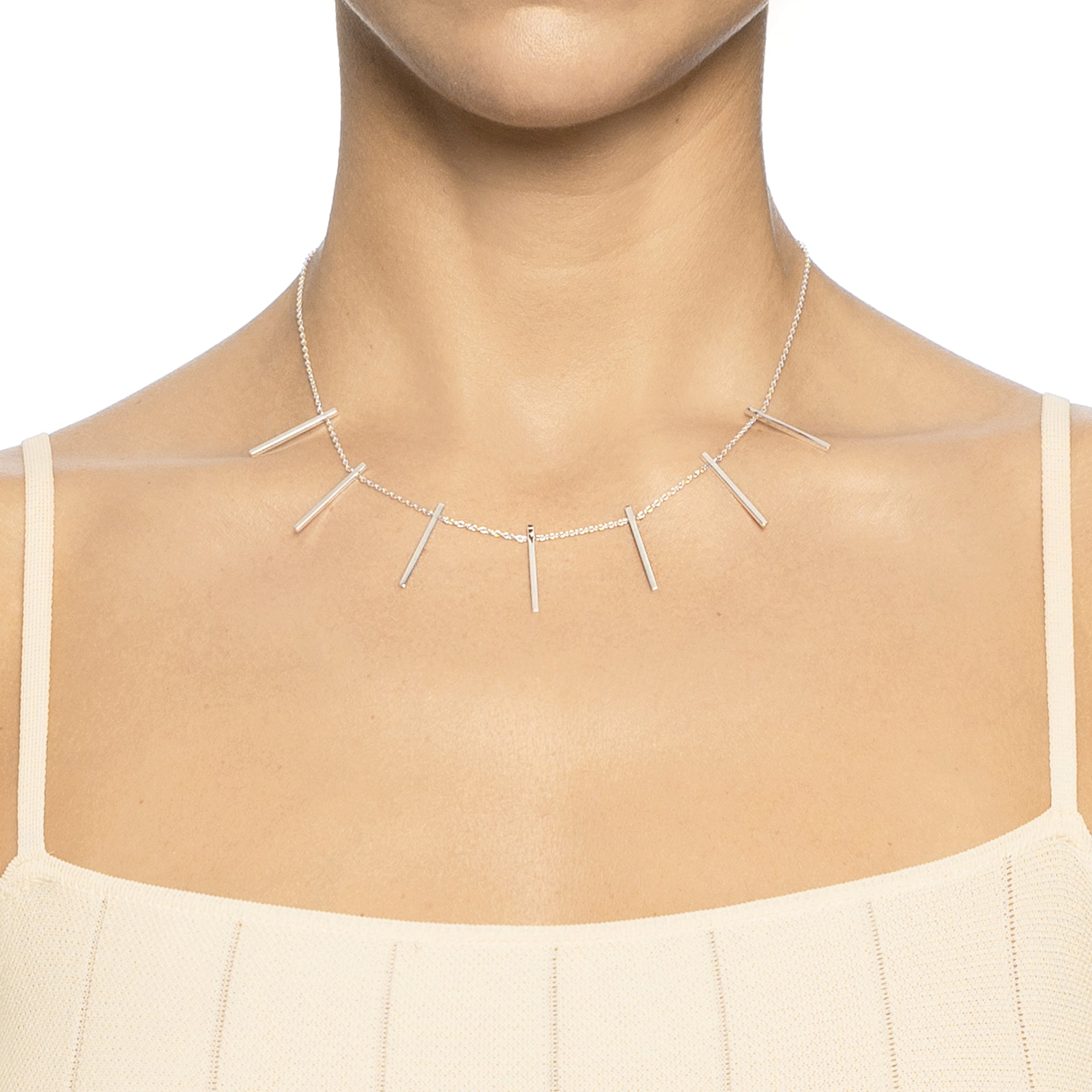 Halsband Starline Collier plain - Dahlströms Guld