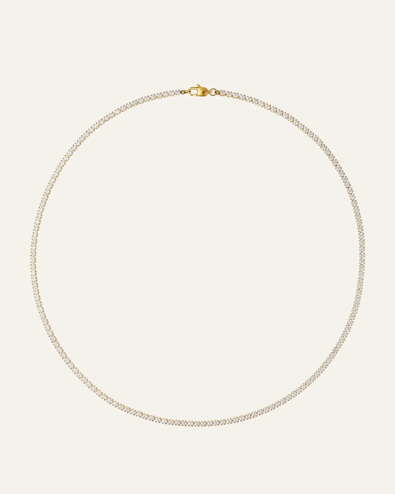 Halsband Shiny Tennis Gold MB0036